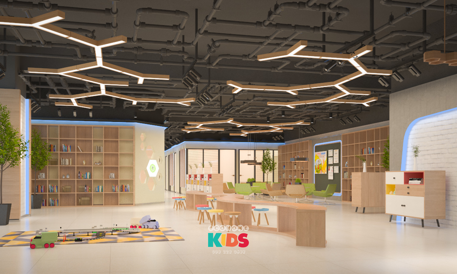 thiết kế trung tâm ngoại ngữ Better English