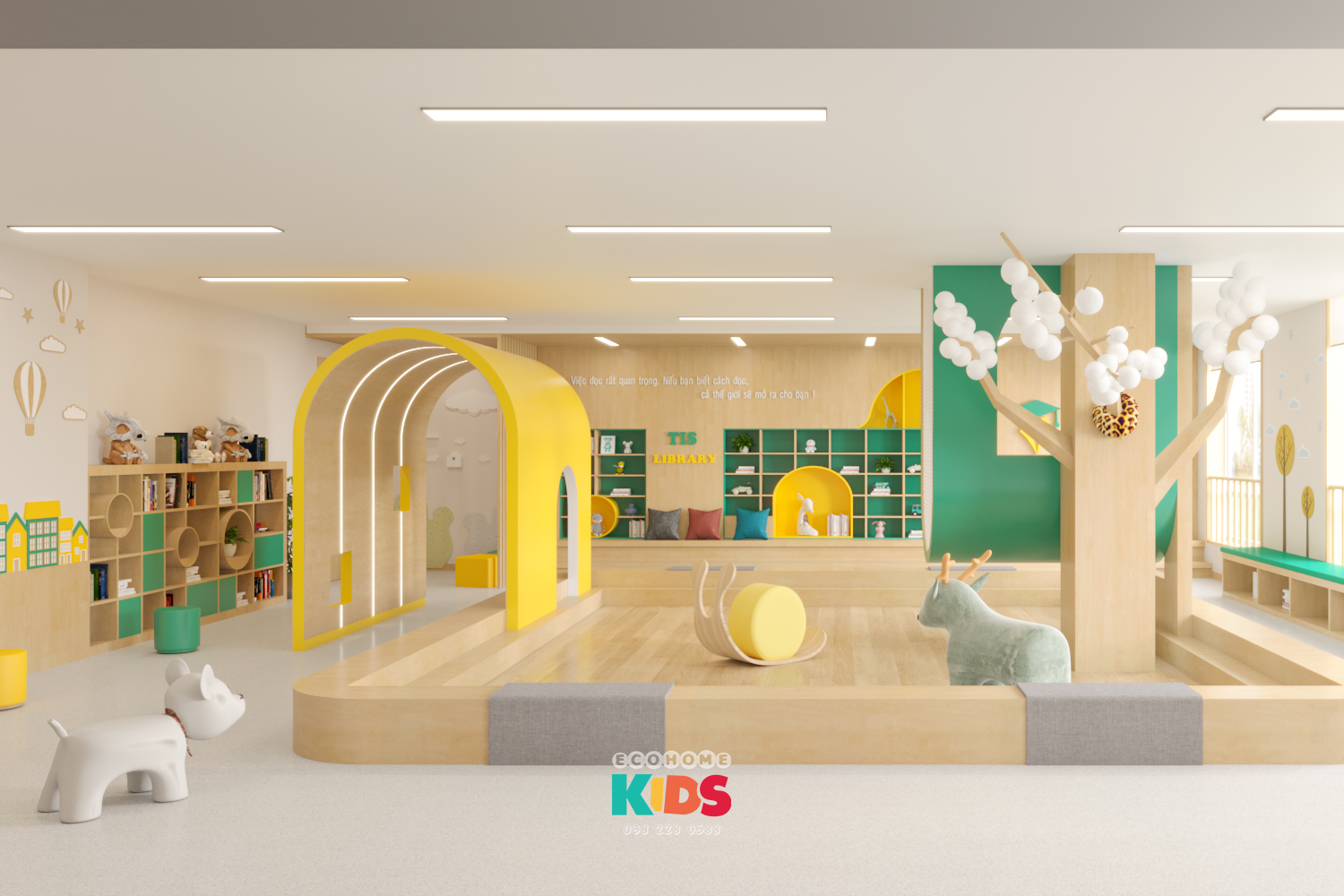 Thiết Kế Thư Viện Trường Quốc Tế The International School