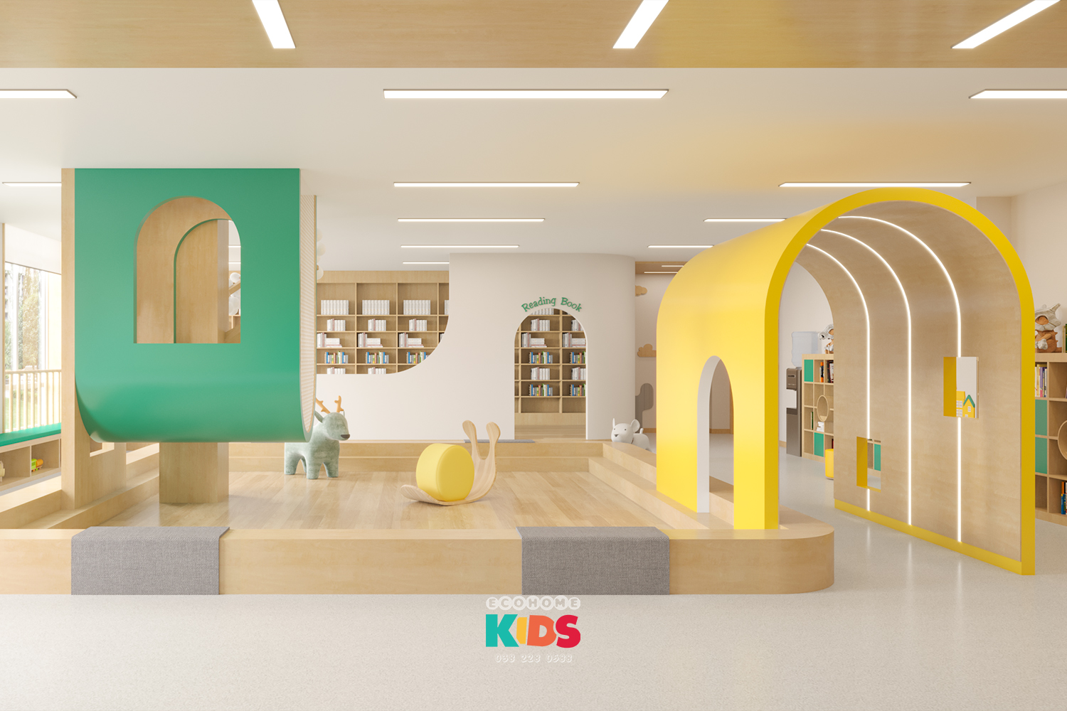 Thiết Kế Thư Viện Trường Quốc Tế The International School