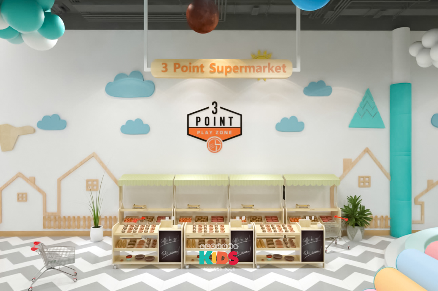 Thiết kế khu vui chơi 3 Point