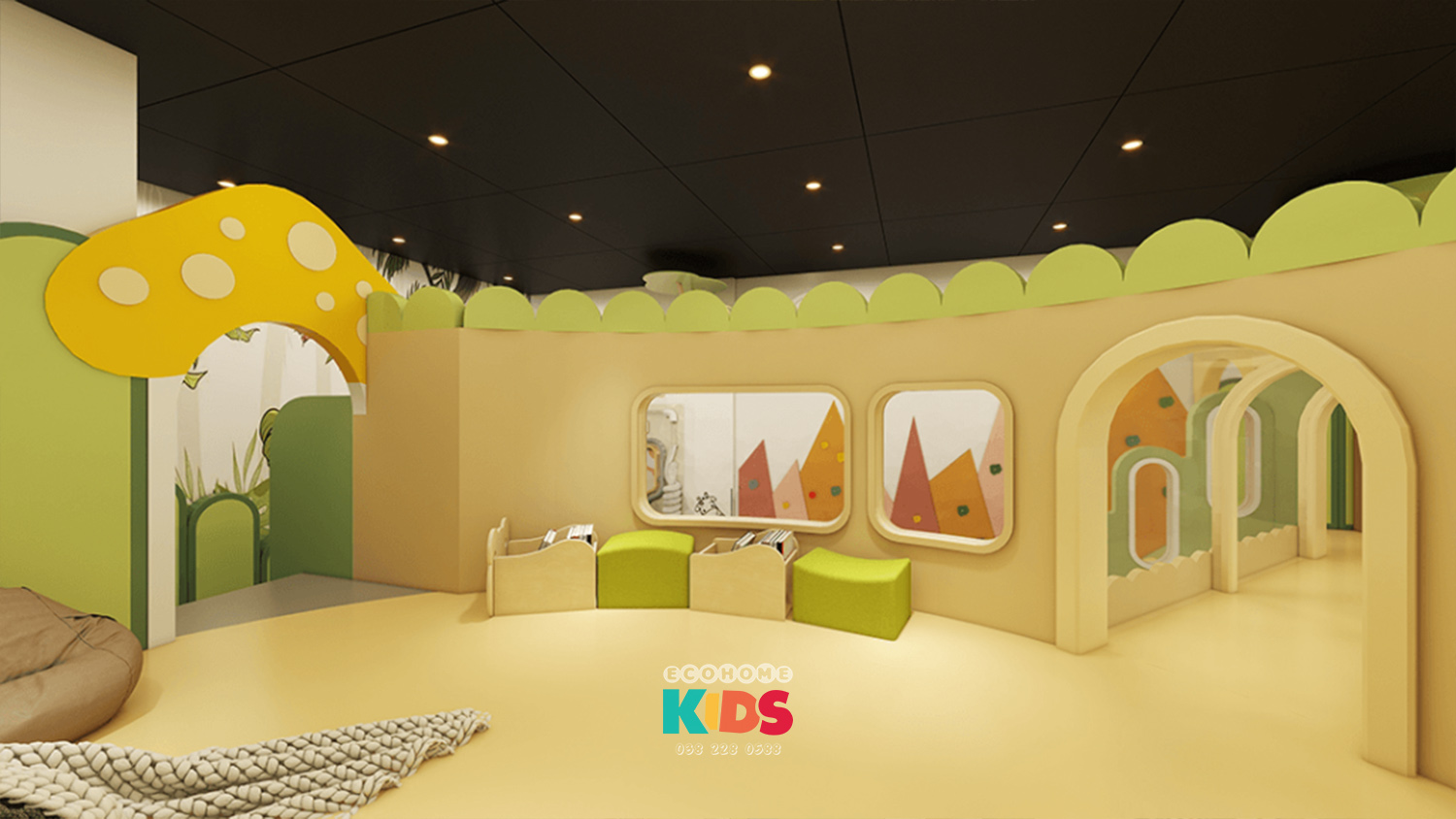 Thiết kế khu vui chơi Wonder Kids