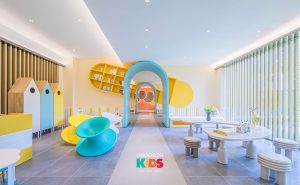 thiết kế quán cafe kids đẹp
