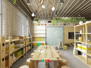 thiết kế workshop vẽ tranh cho bé