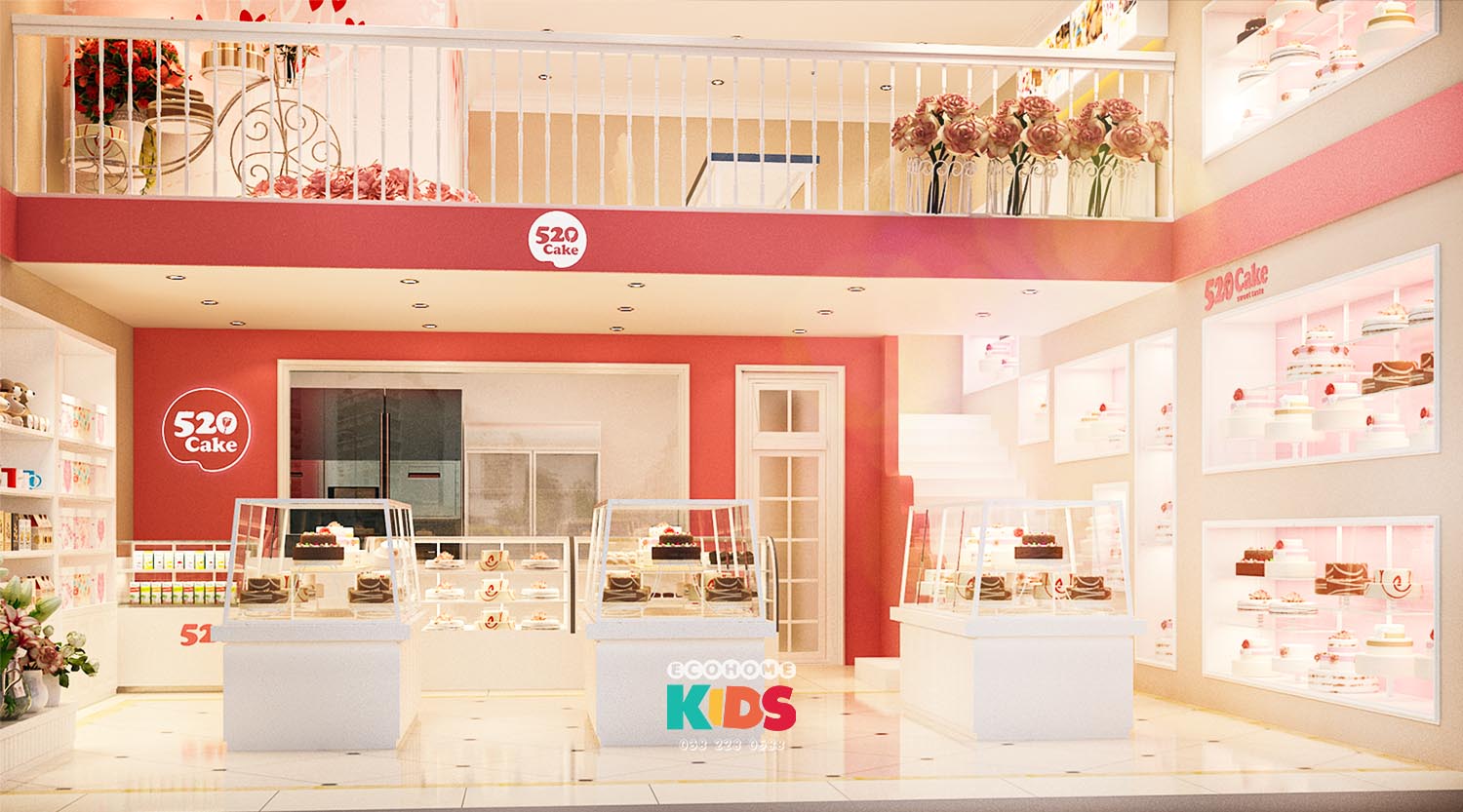 thiết kế shop 520 cake