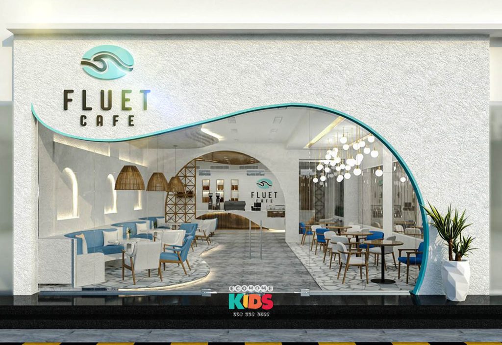 thiết kế shop fluet cafe