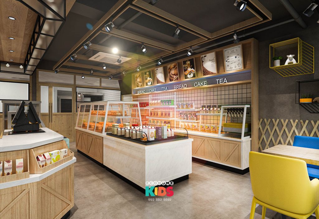 thiết kế shop bánh mì ngoc anh