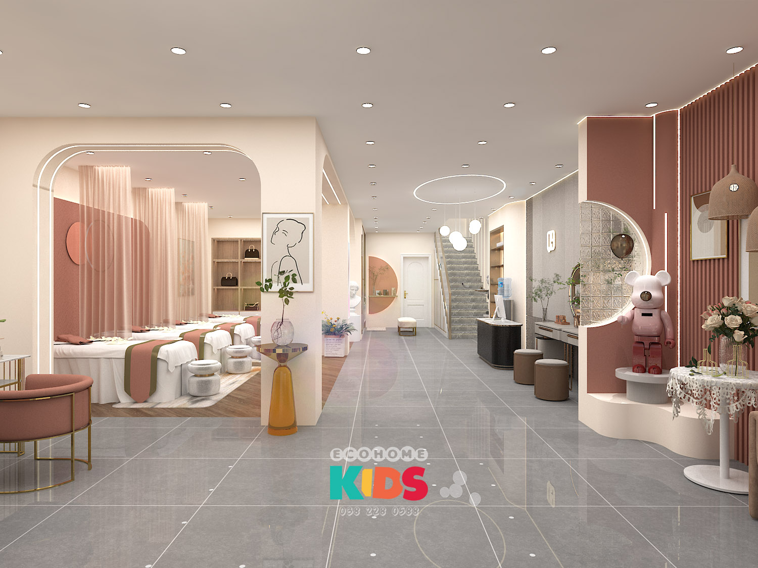 Thiết kế showroom mỹ phẩm