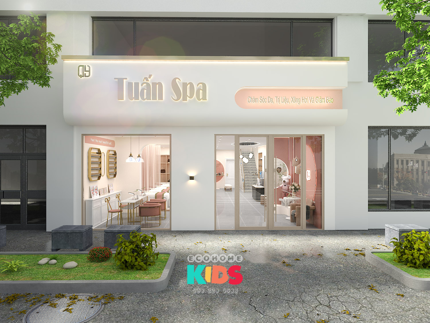 Thiết kế spa anh Tuấn