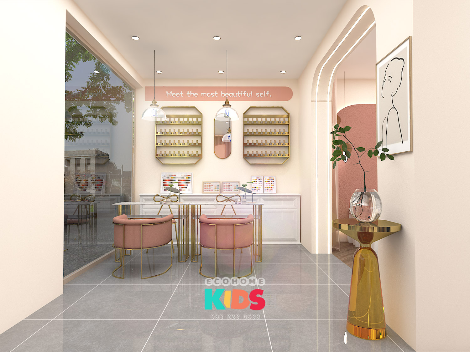 thiết kế shop đẹp