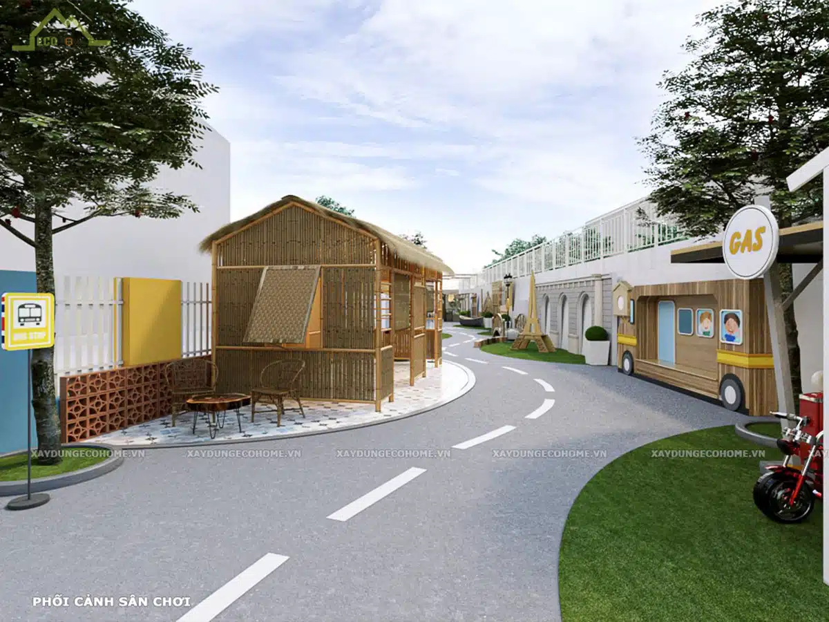 Thiết kế trường mầm non Ecohome kids