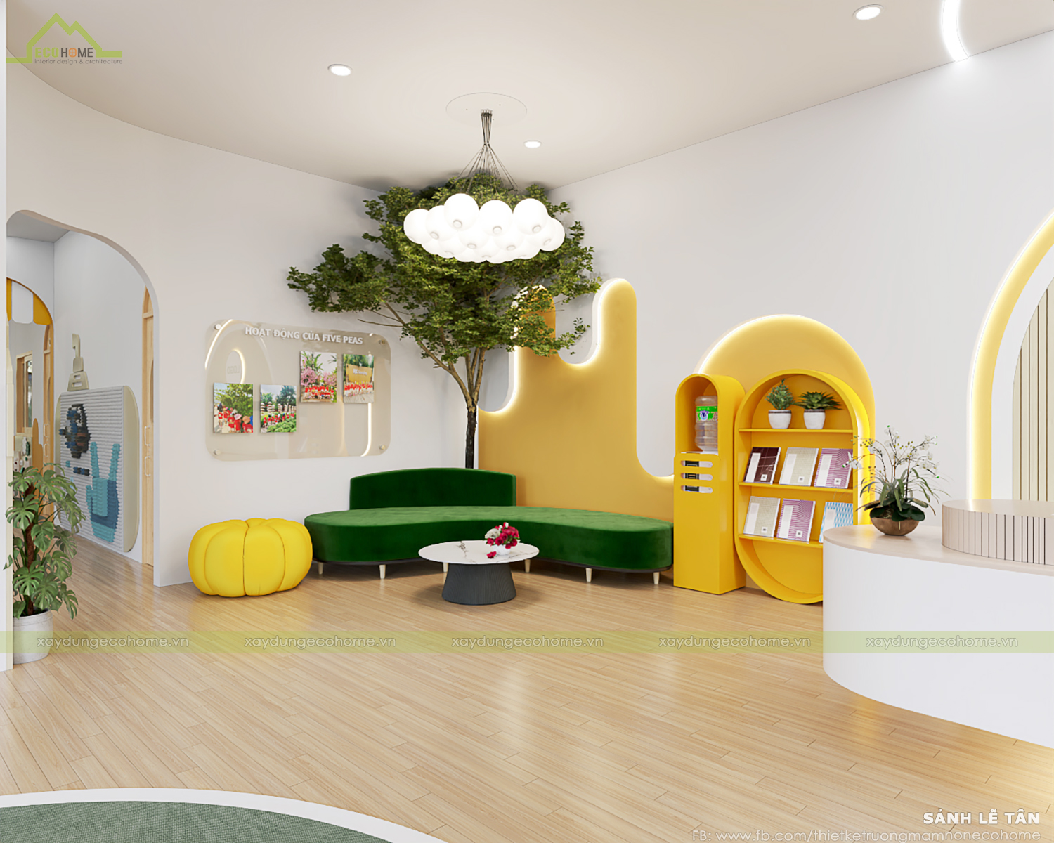 Thiết kế trường mầm non Ecohome kids