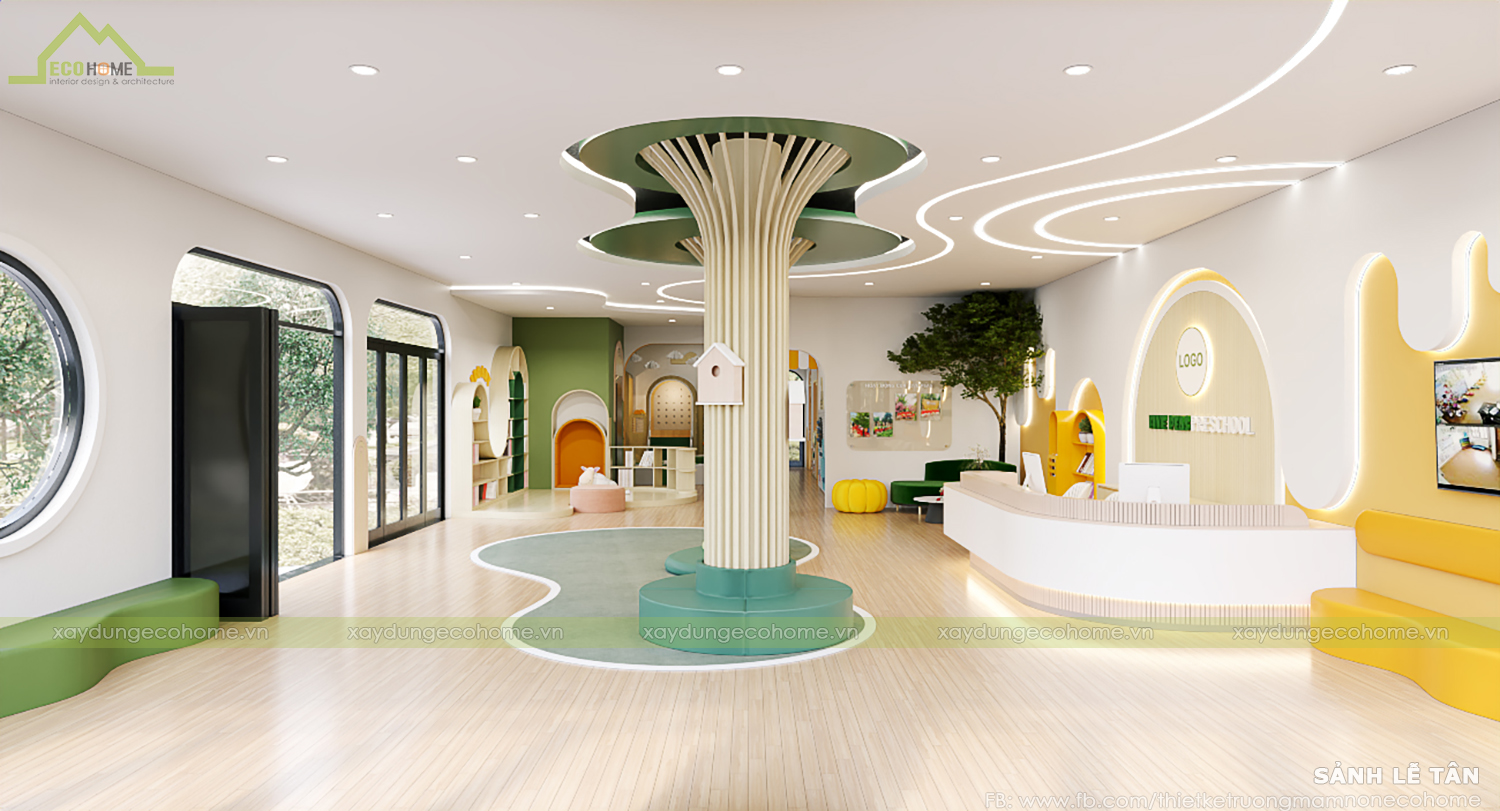 Thiết kế trường mầm non Ecohome kids