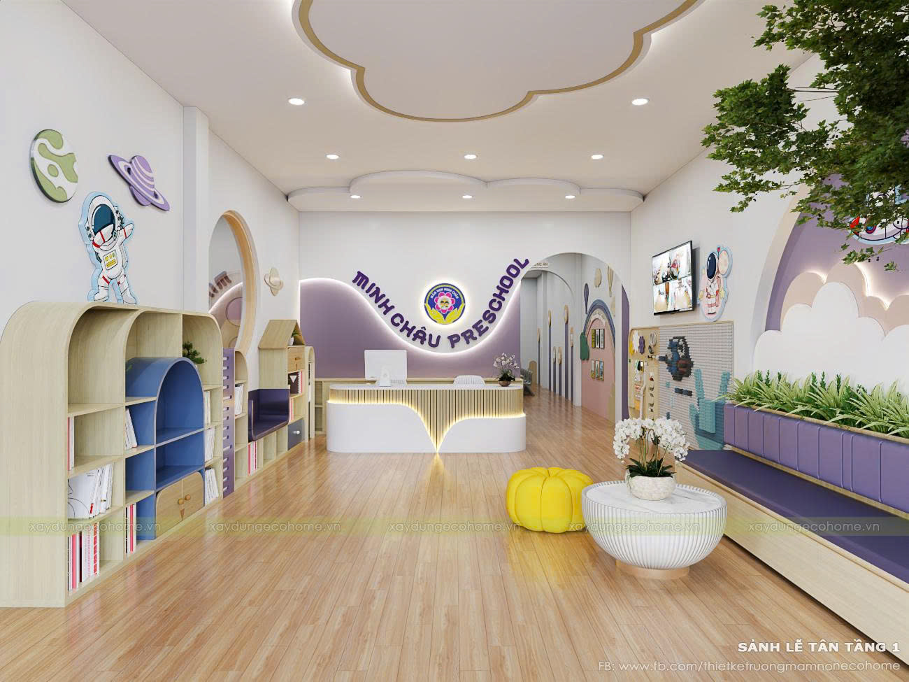 Thiết kế trường mầm non Ecohome kids