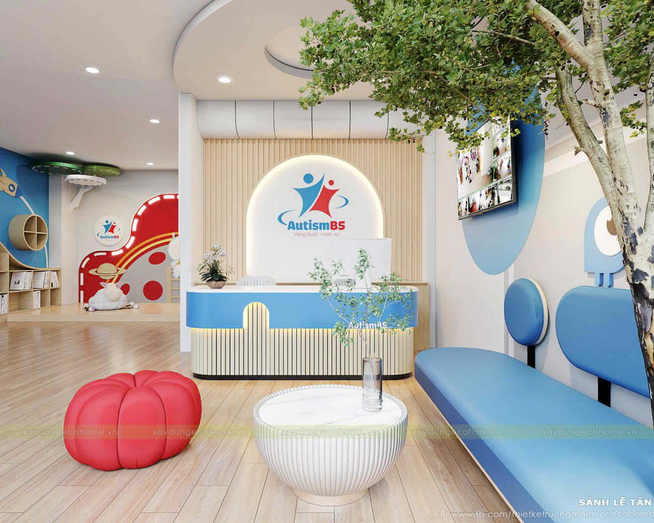 Thiết kế trường mầm non Ecohome kids