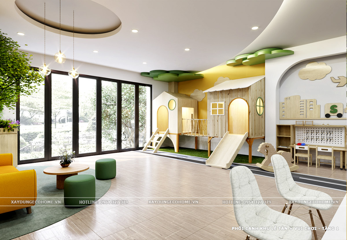 Thiết kế trường mầm non Ecohome kids