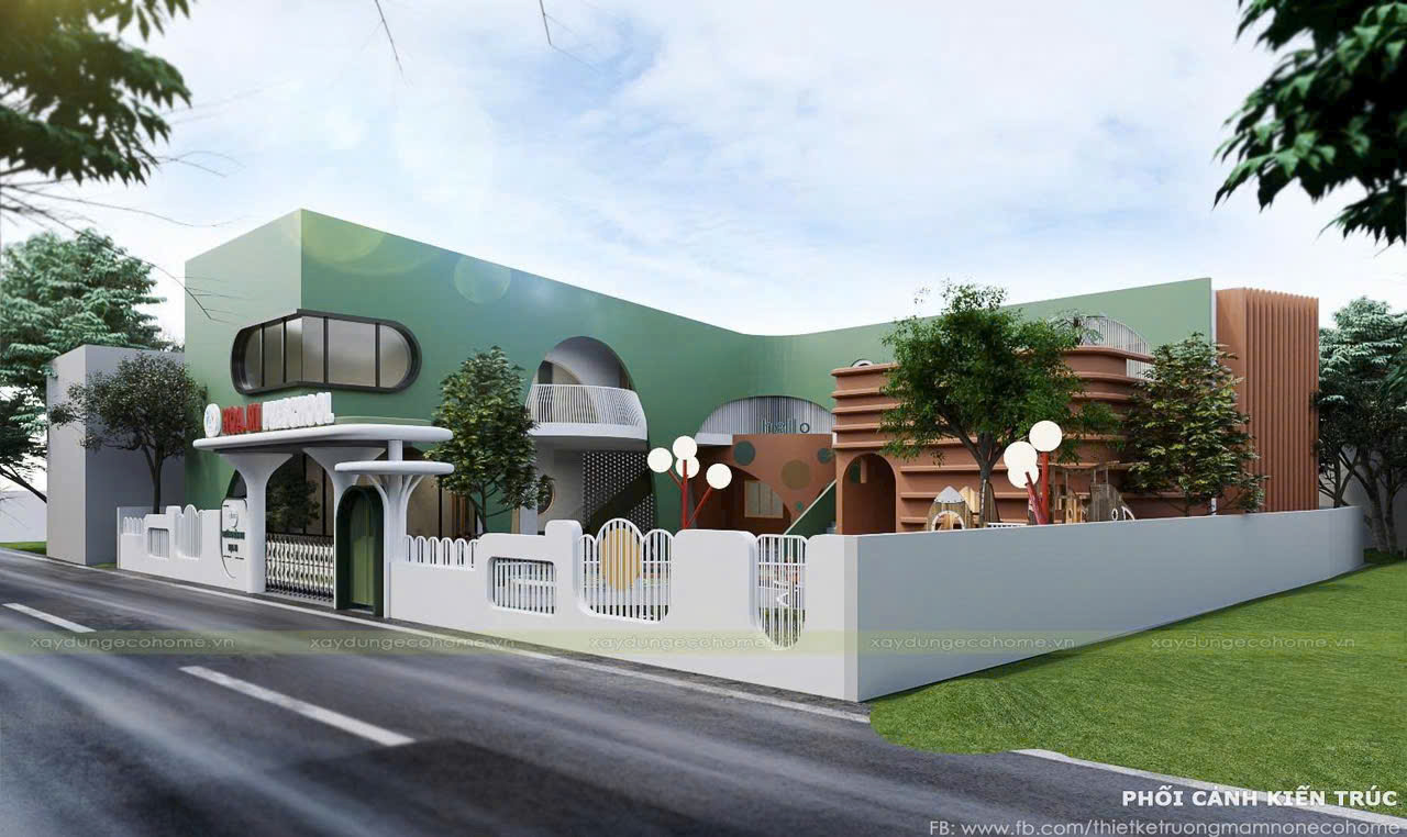 Thiết kế trường mầm non Ecohomekids banner 2